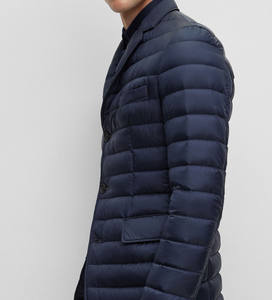 Veste à bulles d'hiver à la vente chaude pour hommes, veste à bulles légère et chaude pour l'extérieur, veste matelassée en duvet pour hommes - Product Image 4