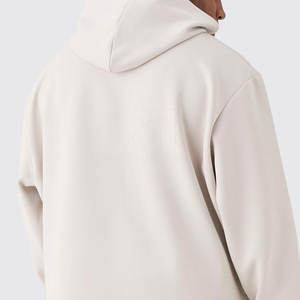 Último estilo Nueva llegada Color sólido Hombres Sudaderas con capucha en relieve Algodón Venta al por mayor Precio razonable Hombres Sudaderas con capucha en relieve - Product Image 5