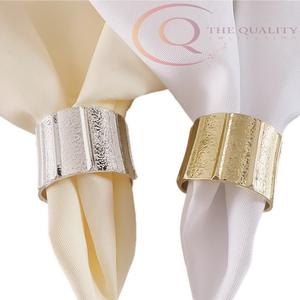 Elegantes Anillos de Servilleta de Metal para Decoración de Mesa de Boda, Diseño de Lujo, Ecológicos, para Comidas Familiares y Eventos - Product Image 2