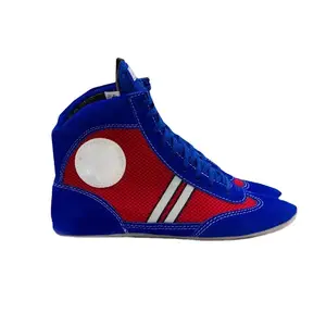 Sambo – bottes de combat de boxe en cuir suédé avec taille personnalisée, nouveau Style spécial arts martiaux