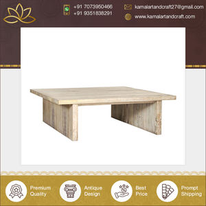 Table à cocktail carrée vintage antique Style écologique en bois le plus vendu pour l'extérieur et l'intérieur Stock en vrac Décoration intérieure - Product Image 2