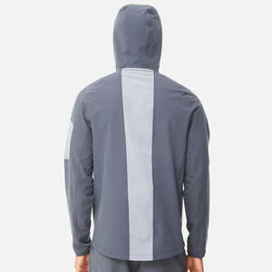 Chaqueta Cortavientos de Nylon con Bloques de Color y Cierre para Hombre, Estilo Urbano, Cuello Alto, para Primavera - Product Image 2