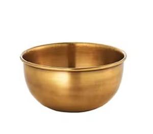 Le vendeur a recommandé un bol de service en fer métallique écologique enduit de poudre noire et un design personnalisé doré pour les tables de dîner - Product Image 6