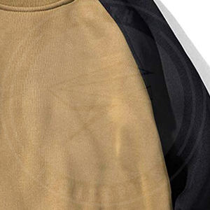 OEM Sweat-shirt polaire surdimensionné de haute qualité taille XS à manches longues vêtements d'hiver épais col en O personnalisé solide teint en plaine - Product Image 2