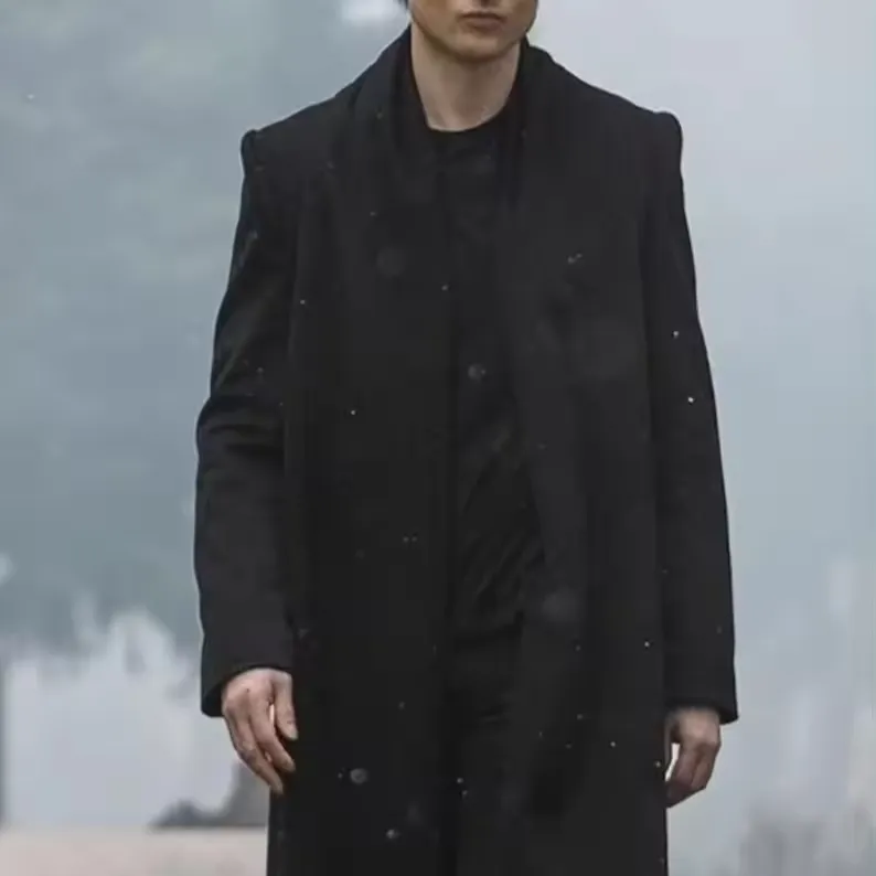 남자 겨울 모직 클래식 코트 모래 톰 드림 트렌치 코트 주문을 받아서 만들어진 긴 외투 남자 울 재킷