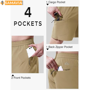 <b>Men</b> Fitness Mesh <b>Shorts</b> Lightweight Quick-Dry Sportswear for Gym, Training, and Running - Product Image 6