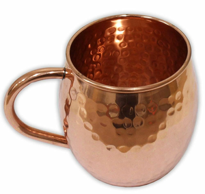Tasse en cuivre Bière Cocktail Moscou Mule Tasses avec poignée en laiton Drinkware 4 Pièces Cuivre Tasse Offre Spéciale - Product Image 6