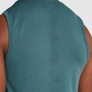 Verano nuevo algodón Casual hombres chaleco gimnasio entrenamiento sin mangas camiseta sin mangas letras impresas moda hombres camiseta Fitness malla sólida - Product Image 5