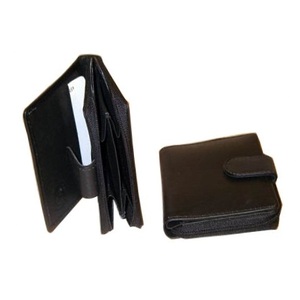 Nouveau Design Noir Couleur Portefeuille En Cuir Véritable Hommes D'affaires Porte-Cartes Cas - Product Image 1