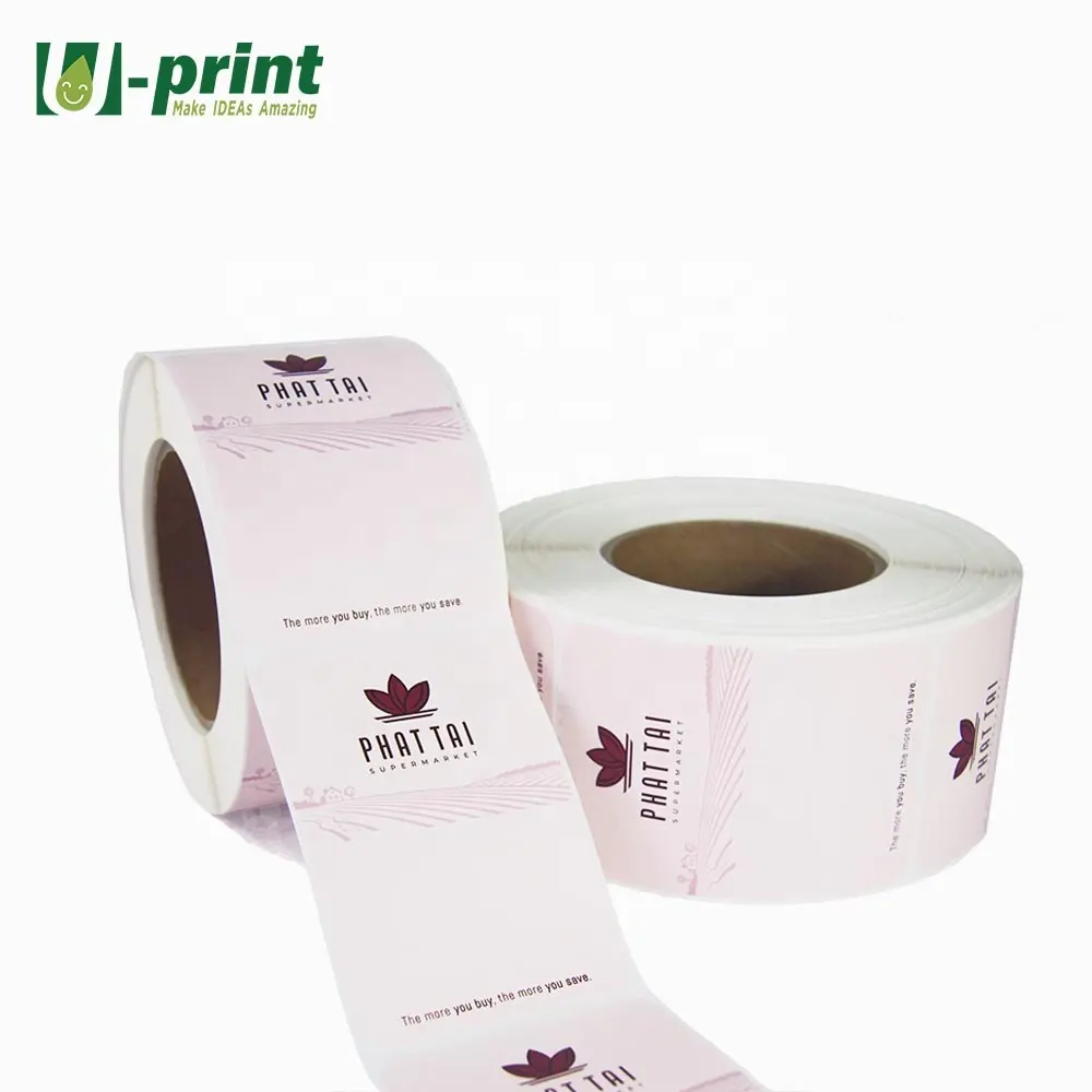 Custom Logo Adhesive Cardboard Waterproof Round Packaging Labels Personalized Screen Print Labels