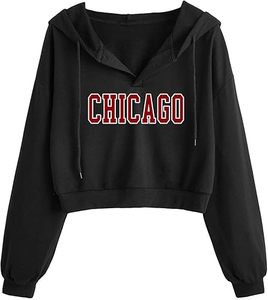 Sudadera con Capucha Informal de Talla Grande para Mujer, Moda Otoño Invierno 2024, Sudadera Corta de Estilo Urbano, Ropa de Mujer - Product Image 4