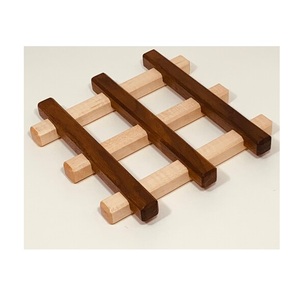 Dessous de plat en bois personnalisés best-seller Cuisine Bois d'acacia massif naturel Dessous de plat pour marmite prix vente en gros - Product Image 3