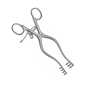 Retractor de auto retención Adson de alta calidad, instrumentos quirúrgicos de retractor cerebeloso Adson de acero alemán - Product Image 5