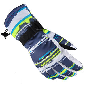 Guantes de Esquí de Alta Calidad 2026, Guantes de Snowboard, Guantes de Invierno para Esquiar, Impermeables, de Cuero Personalizado para Hombre - Product Image 2