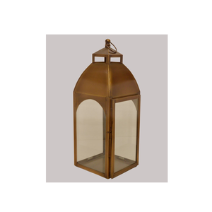 Linterna de metal recién llegada con mango colgante y linternas de último diseño en forma cuadrada para usos de decoración - Product Image 1