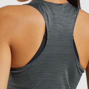 OEM High Quality <b>Women's</b> XS Tank <b>Top</b> Lightweight Breathable Quick Dry Spandex Fabric Customizable Solid Color Casual <b>Vest</b> for - Product Image 6