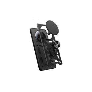 Étui de protection magnétique pour Xiaomi Mi 13 Ultra, bleu, protection de l'appareil photo, coque coulissante, anti-empreintes digitales, électroplaqué, givré - Product Image 3