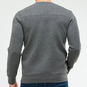 Sweat-shirts en coton 100% pour hommes, poids lourd, unis, avec impression de logo personnalisé, sweat-shirts d'hiver OEM - Product Image 6