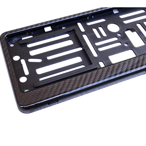 Soporte para matrícula trasera de fibra de carbono real - Product Image 2