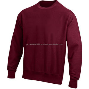 Custom Design <b>Men's</b> Polyester/Cotton Crew Neck Fleece Sweatshirts High Quality Winter Hooded Casual Style Embroidered Solid - Product Image 5