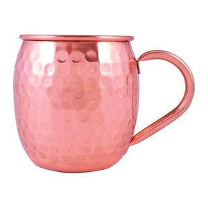 Authentique tasse en cuivre rustique Moscow Mule en métal fabriqué à la main verres à bas prix - Product Image 1