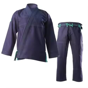 Jitsu BJJ GI เครื่องแบบศิลปะการต่อสู้ชุด BJJ GI ชุดกิโมโน JJ GI แบบเรียบน้ำหนักเบา - Product Image 1
