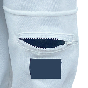 OEM Service <b>Men</b> Street Wear Comfortable Cotton Towel Embroidery Chenille Patch Pocket Blank Pullover Plain Casual <b>Hoodies</b> - Product Image 5