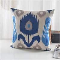 Großhandel 18x18 Boho Block Print Kissen bezüge Hand gefertigte Euro Pillow Shams Landhausstil Farm house Home Hotel Kissen bezüge
