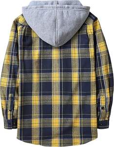 Camisa de Franela Clásica de Manga Larga para Hombre, 100% Algodón, de Alta Calidad, Fabricada en Bangladesh, OEM/ODM - Product Image 3