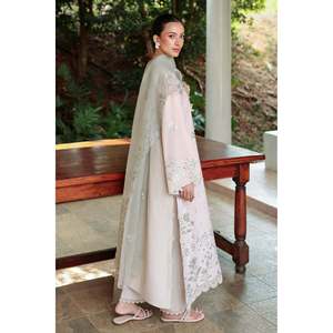 Conjunto de 3 Piezas de Chifón con Bordado Láser y Organza para Primavera/Verano - BIC-4904 - Product Image 5