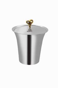 Bañera de bebidas de metal con diseño martillado de latón AK en acabado dorado con asas, bañera de gran capacidad para uso en bares/uso en hoteles - Product Image 6