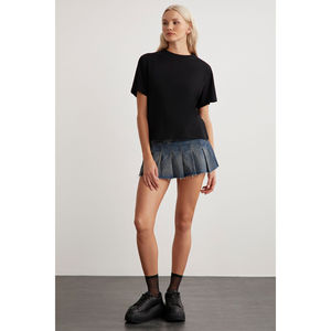 GRIMELANGE Lottie Camiseta Básica de Manga Corta para Mujer, 100% Algodón Orgánico, Corte Regular, Cuello Redondo - Product Image 4