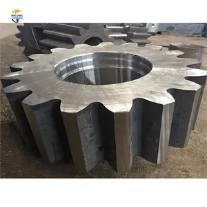 Fabricante profesional molino de bolas grande engranaje recto cemento horno rotativo engranaje anillo de acero forjado engranaje garantía de calidad