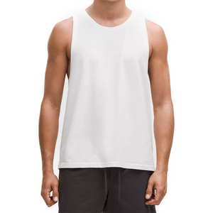 2025 Zeroed, camiseta sin mangas de algodón sin mangas de primera calidad para hombre, chaleco de cuello de Color sólido, ropa de calle para gimnasio, Fitness, uso informal - Product Image 1