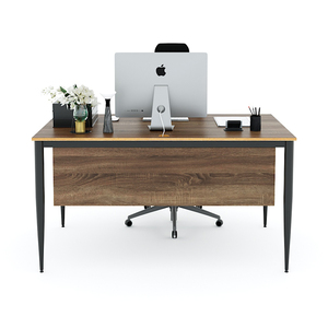 Escritorio de Madera Contrachapada de 140x80cm con Revestimiento de Melamina y Patas Cónicas II con Cajón - HBCN011 - Product Image 3