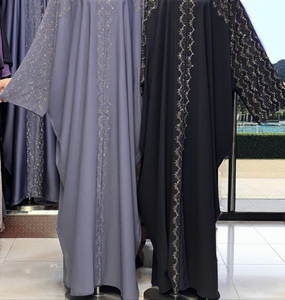 Wholesale Dubai Abaya for Women Hand Work Kaftan Traditional Islamic Clothing and Accessory Designed for Muslims - Product Image 3
