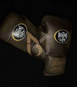 Guantes de boxeo profesionales Guantes de boxeo con cordones hechos a mano Colores personalizados No Boxing No Life Made in Pakistan - Product Image 4