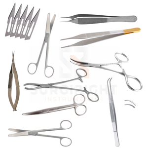 Kit de disección de cirugía menor Manual de acero de 157 piezas, instrumentos quirúrgicos para disección de mascotas por SurgiRight Instruments - Product Image 4