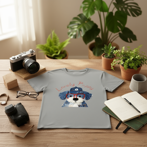 T-Shirt Unisex Oversize in Cotone 100% 210GSM con Stampa DTG Rosa - Product Image 3