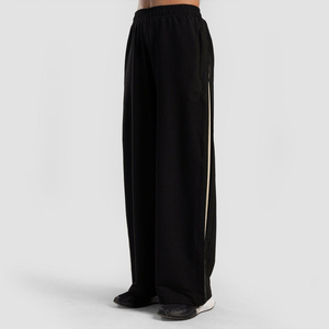 Ensemble de survêtement pour femmes, veste à fermeture éclair d'hiver, jogging 100% coton, taille plus, long, pour la salle de sport, la course à pied, survêtement contrasté respirant - Product Image 4