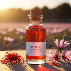 Huile essentielle de safran naturel pur pour l'aromathérapie OEM approvisionnement en gros fabricant en vrac - Product Image 4