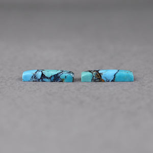 Piedra preciosa suelta de corte escalonado facetado de cuarzo azul plano Natural de alta calidad para hacer joyería hecha a mano de collar de plata de ley 925 - Product Image 6