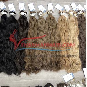 คุณภาพสูง!!! ต่อผมมนุษย์หยักจํานวนมากไม่มีผ้า 100% ต่อผมจํานวนมากเวียดนามที่ยังไม่ได้รับการแปรรูปสําหรับร้านเสริมสวย - Product Image 4