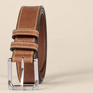 Ceinture en cuir véritable, design durable, ajustement réglable pour un usage quotidien, formel et décontracté - Product Image 2