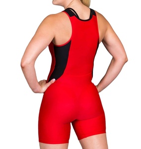 Maillot imprimé personnalisé pour femmes pour entraînement de gymnastique Arts martiaux Lutte Boxe Tenues d'haltérophilie - Product Image 2