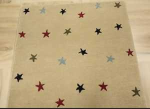 Handmade High Quality Silk Knot Rug New Design Tufted Wool Star <b>Print</b> Plush Cotton <b>for</b> Indoor Living Dining Room Prayer Areas - Product Image 3