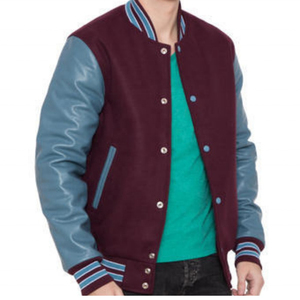 Veste universitaire de style tendance, qualité supérieure, couleur personnalisée, taille plus, corps en laine pour hommes, veste universitaire pour hommes 2025 - Product Image 5