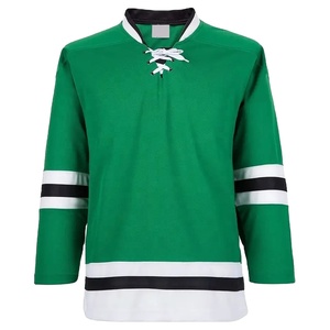 Professionally Manufactured 100% Polyester 320g Fabric Digital Print Ice Hockey Jersey Custom Logo OEM Service Men's Adult - Product Image 1