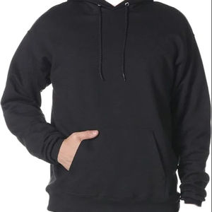 Hombres de alta calidad personalizable Plain Fleece 500 GSM Oversize Pullover Puff Print 100% sudaderas con capucha de algodón - Product Image 2