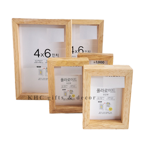 Diseño moderno 4x6 Marcos de fotos de acrílico de flores transparentes Marcos de madera transparentes por fabricante con precio FOB - Product Image 2